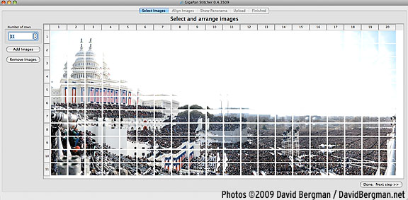 David Bergman Gigapan Stitcher grid