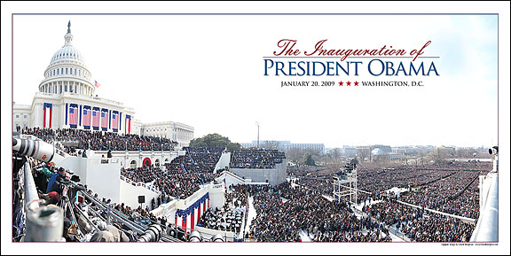 David Bergman Obama Inauguration Gigapan Photo